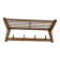 ULUV Czechoslovakian Mid-Century Wooden Wall Coat Rack, circa 1970
