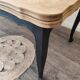 Table style regence en chene massif
