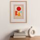 Collage sur papier ancien - H711 - signé Eawy