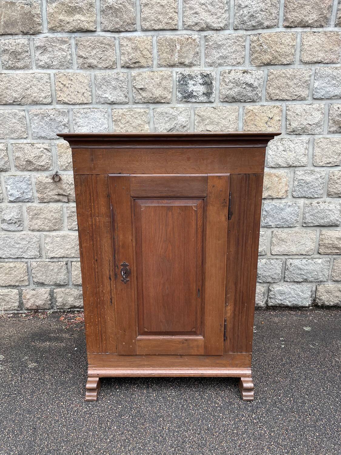 Vintage wooden furniture, jam cabinet, cupboard.