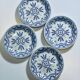 4 dessert plates made in England