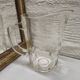 White foliage glass pitcher