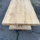 Restored 19th-century monastery dining table in solid oak, 220cm