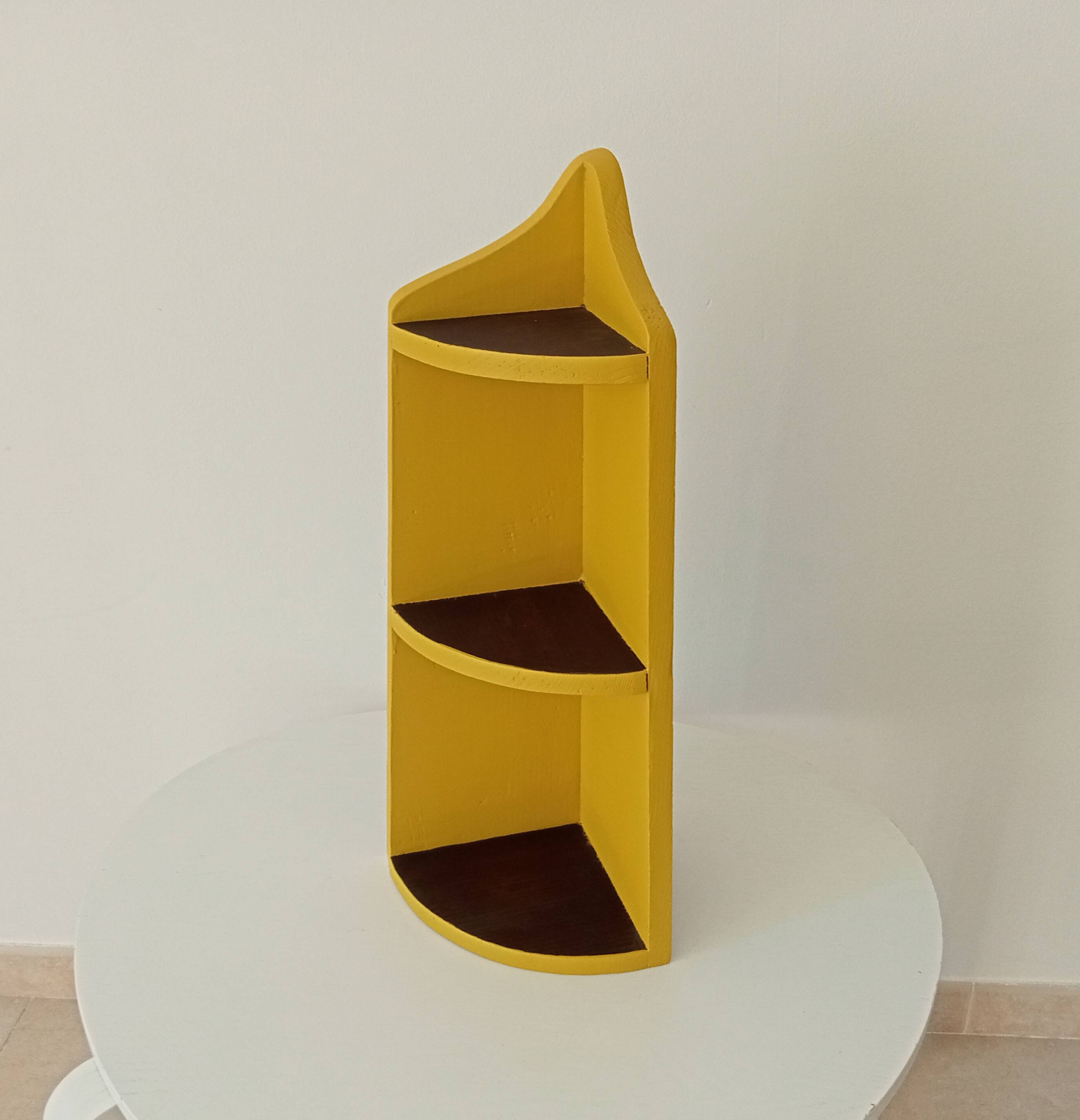 Old corner wall shelf