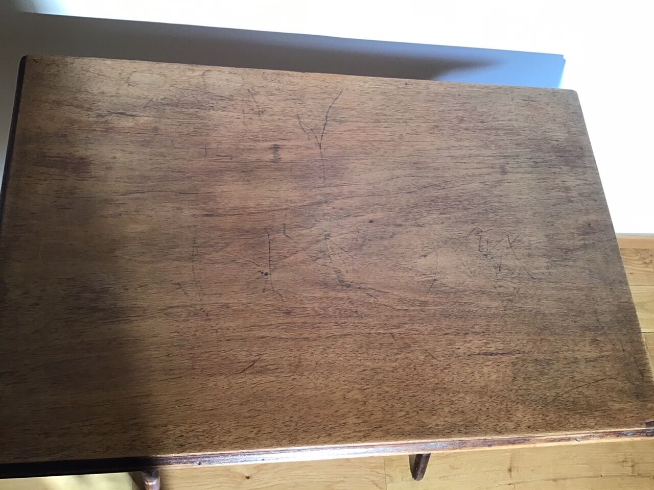 Table folding bamboo feet 1930/1950