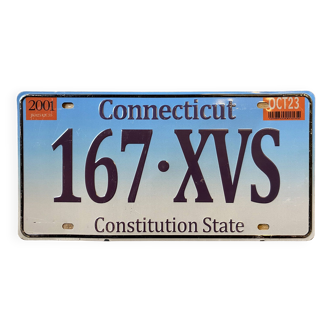 Connecticut Plate 167 XVS