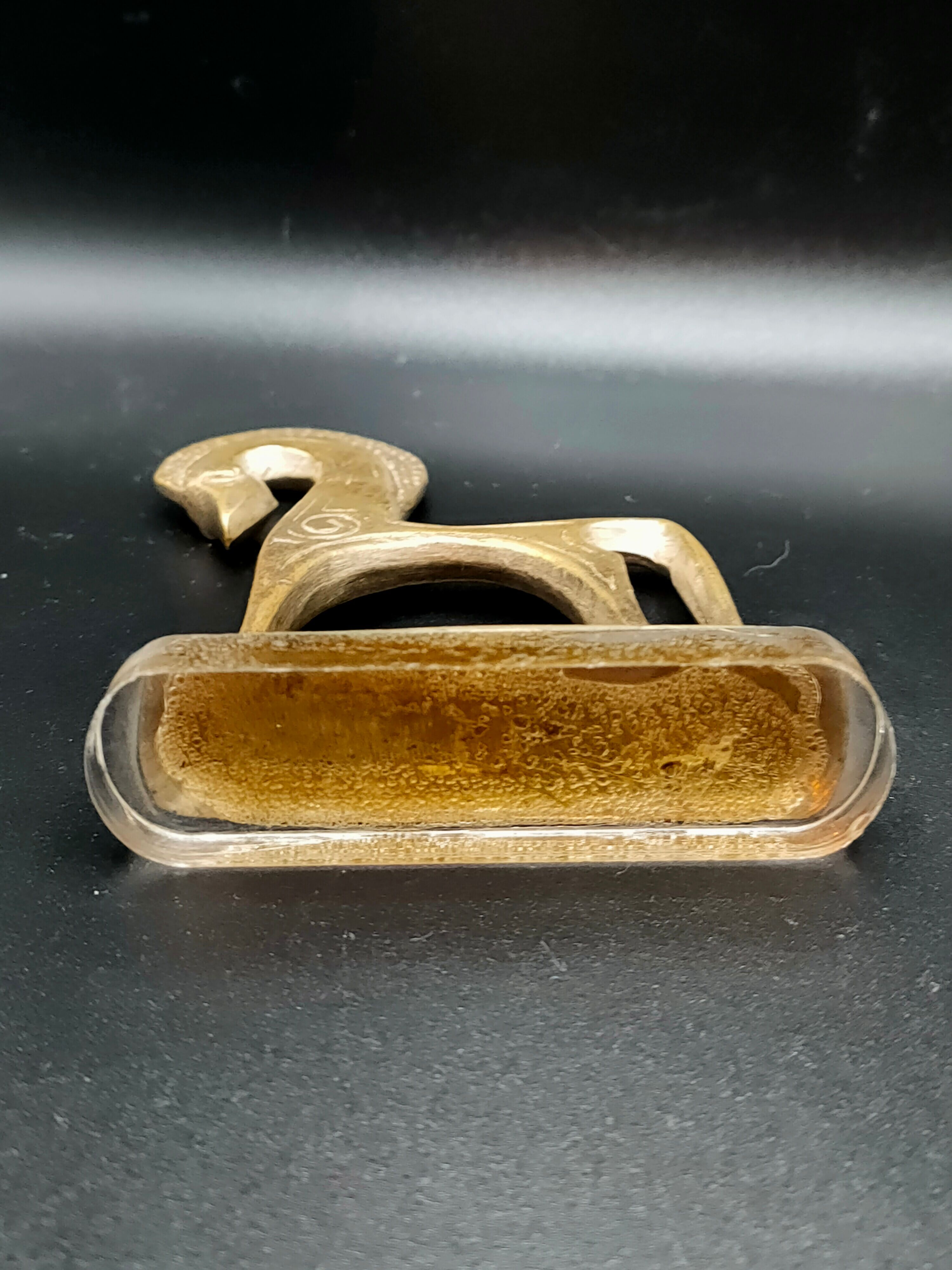 Greek Etruscan horse in brass