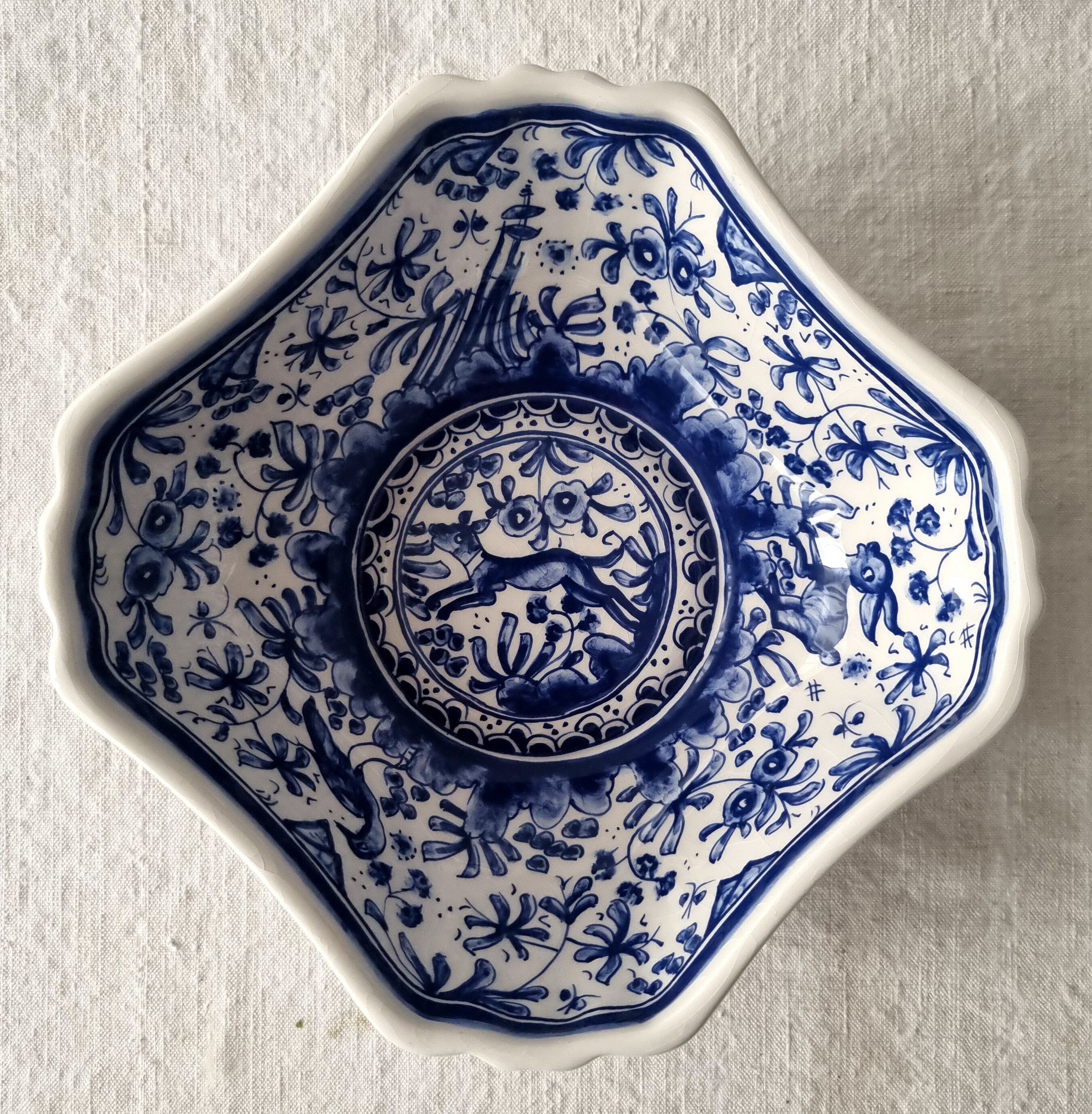 Dish Coimbra décor Dog