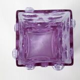 Vintage bubble glass vase 1970