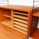 String teak wall shelf by Kajsa & Nisse Strinning, 1950s