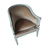 Tonneau armchair