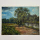 Landscape signed Roussel 20th century