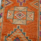 Orange Neutral Vintage Runner Rug sku 2113