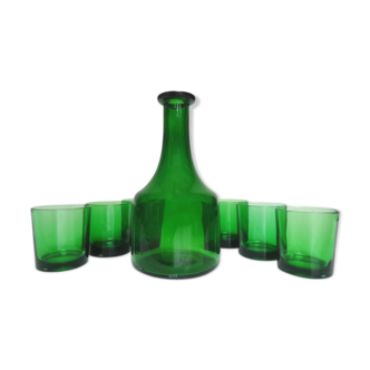 Service pichet et verres signés ELF