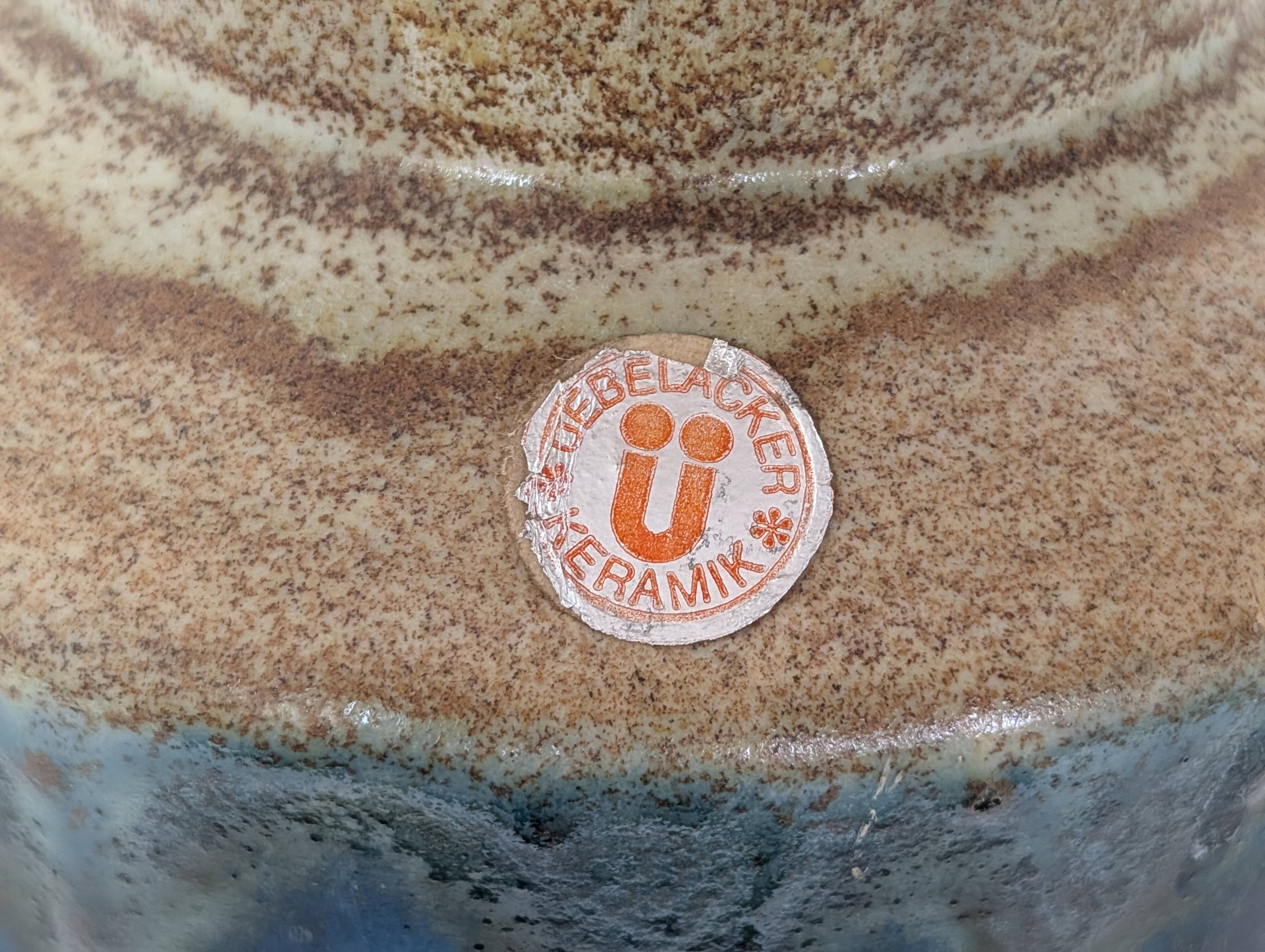 Vase Üebelacker ceramics 60s