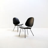 Set of chairs designed by W.H.Gispen for Kembo, 1950s, The Netherlands