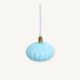 Lampe baladeuse vintage en opaline bleue