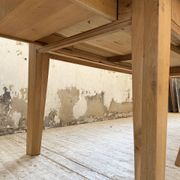 Table de ferme extensible en chêne massif