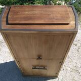 Art Deco wood and brass extra furniture