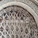 Emmanuelle armchair in wicker and rattan