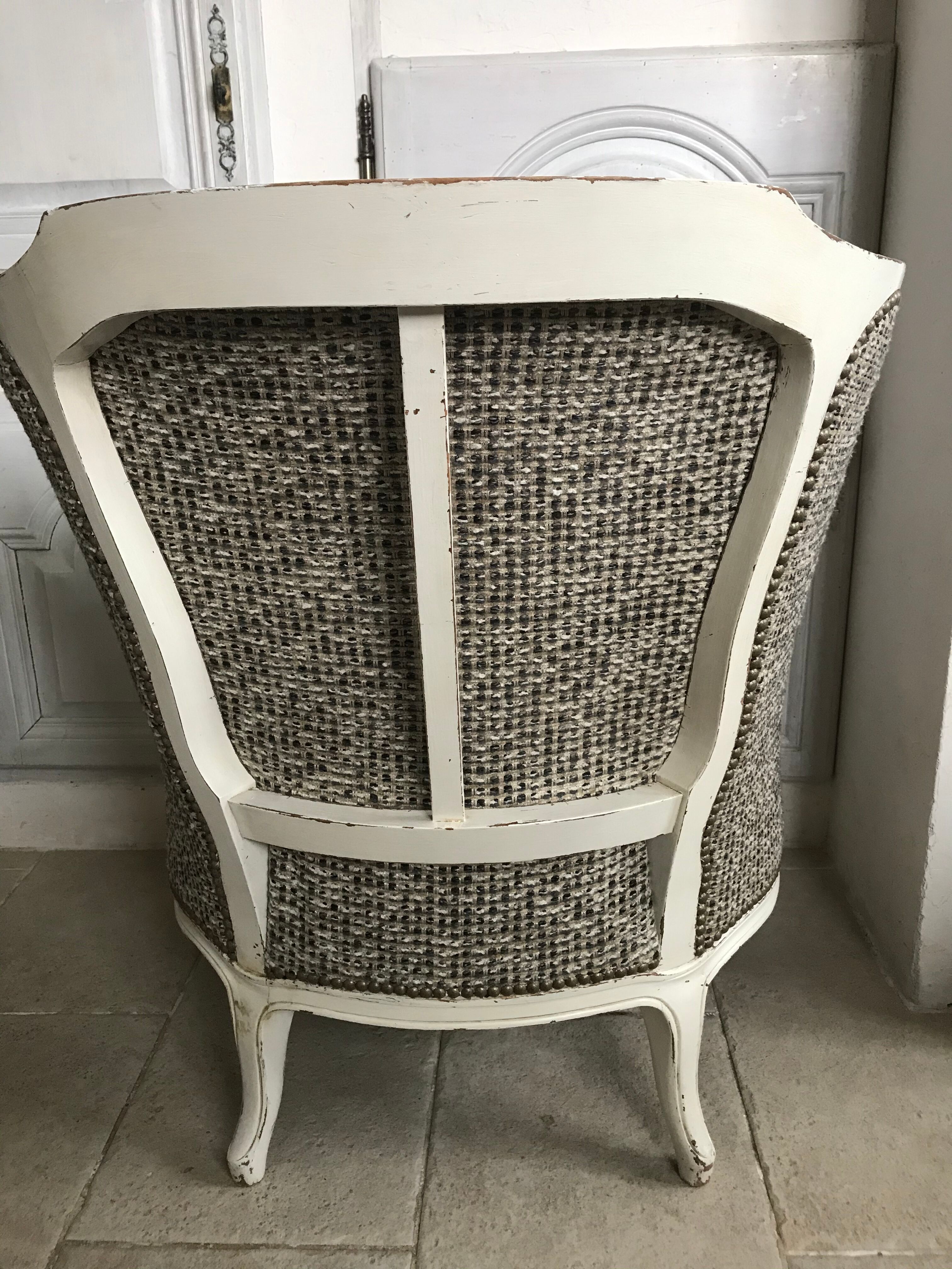 Louis XV-style Bergère chair