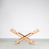 Chaise Vico Magistretti « Regina D'Africa » avec tabouret pour Alias, Italie 1970