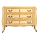 Commode pieds laiton, XXème s.