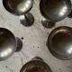 8 silver plated ice cream cups, Italy