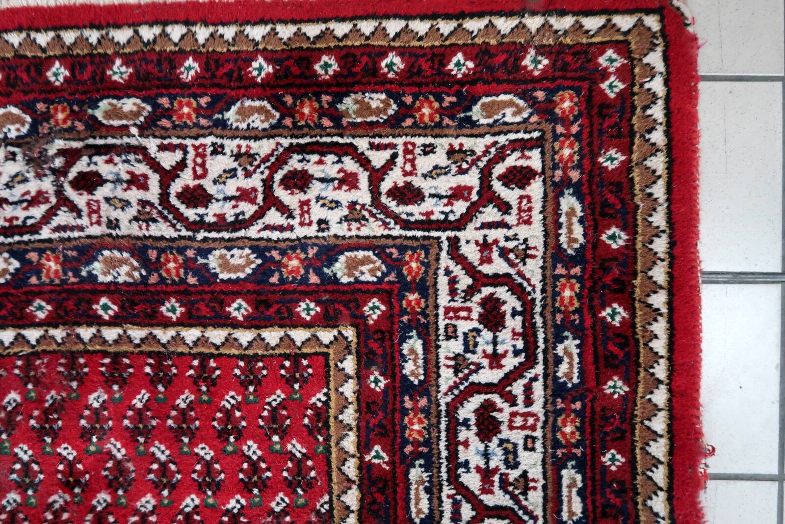 Tapis Vintage Seraband Fait Main en Laine – 174 x 240 cm