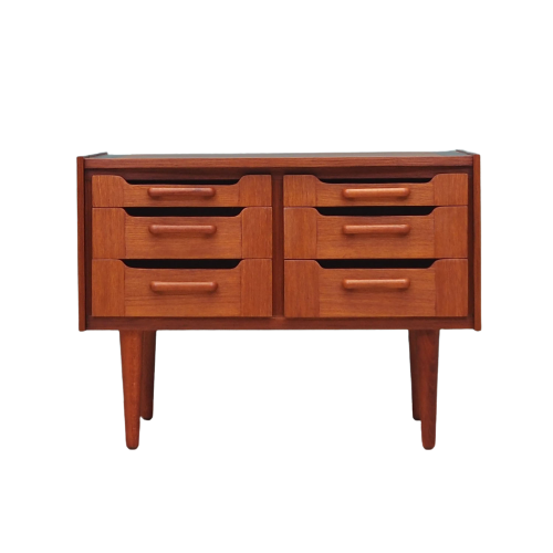 Teak chest of drawers, Danish design, 60s, made in Denmark