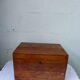 Box Archive wooden varnished wooden old chest