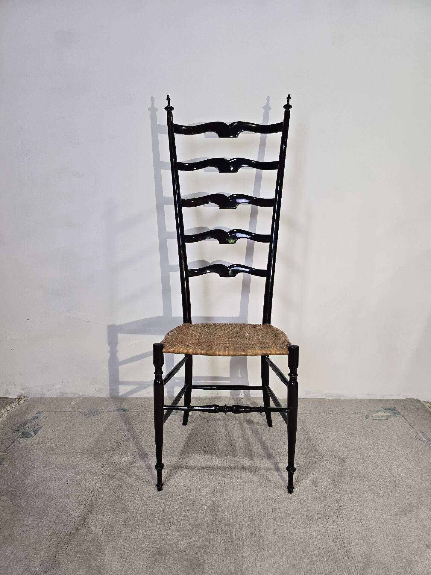 Paolo Buffa Ladder chair for Chiavari, Italy 1950s