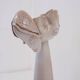Ceramic sculpture of a female face - flower vase decoration