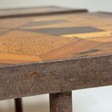 Tables basses en marqueterie (ensemble) 19e siècle