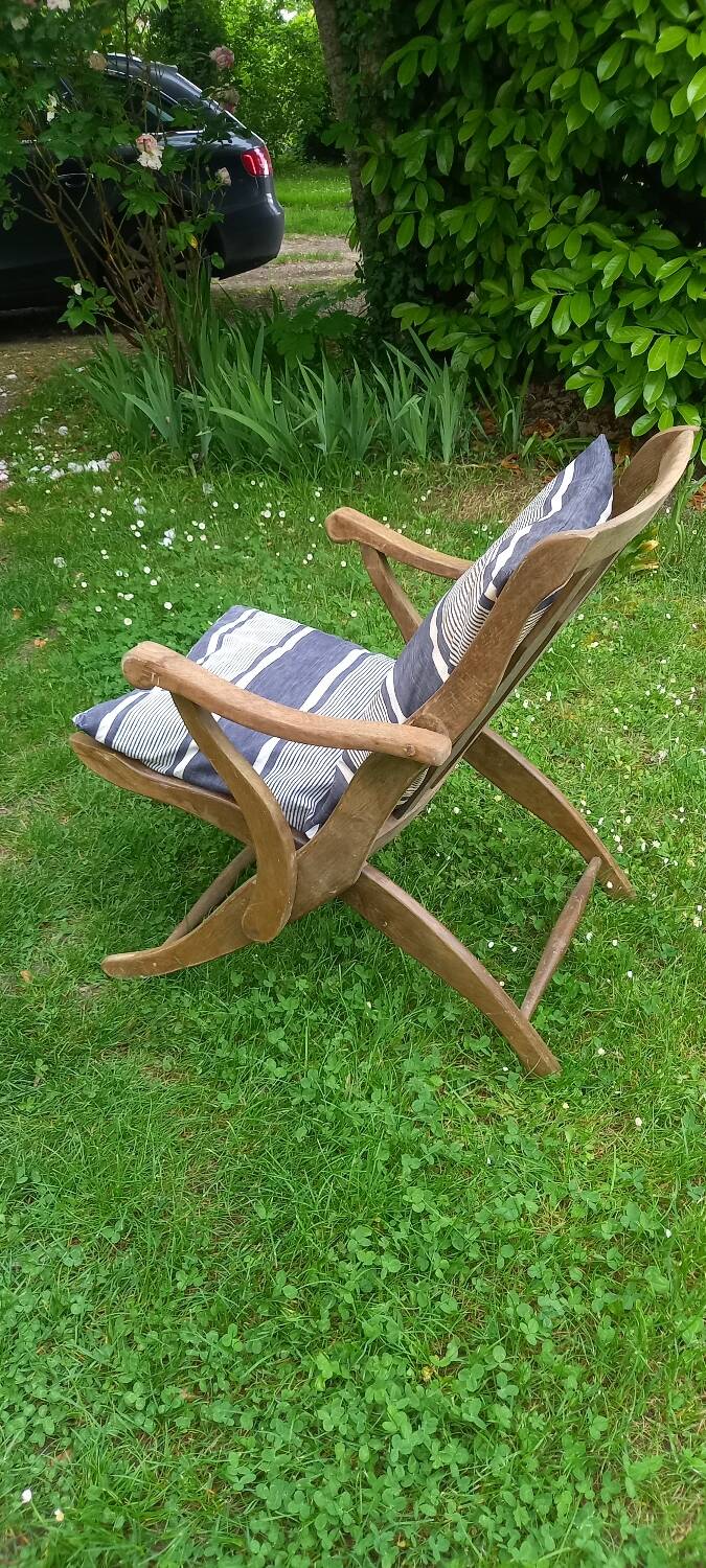 Fauteuil bois pliant