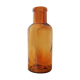 Amber glass pharmacy bottle