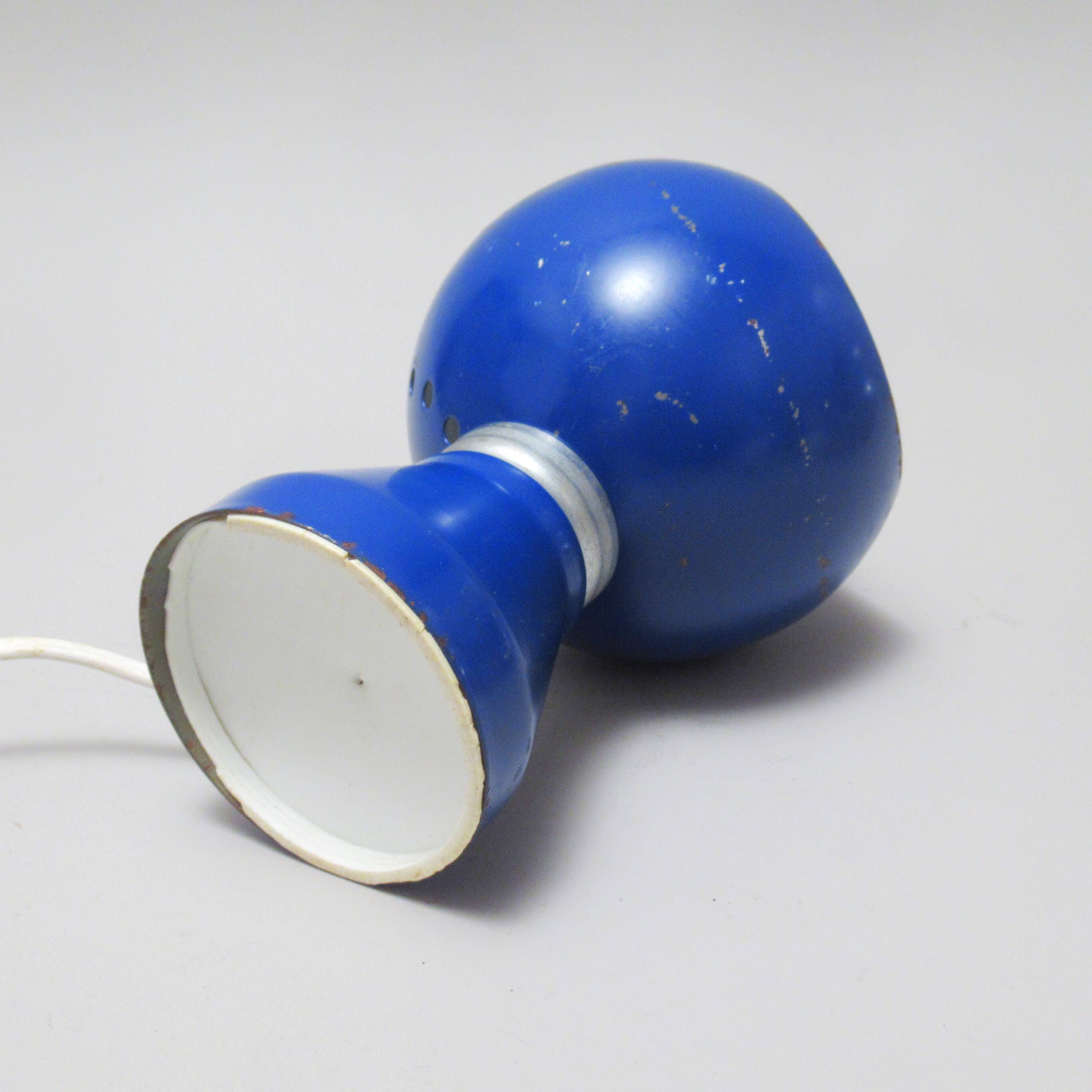 Blue ball lamp Piero de Martini Reggiani 1968