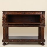 16th Century Italian Renaissance Cabinet in walnut with rich carvings