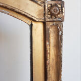 Parefeu écran de cheminée époque Napoléon III en bois doré  - XIXe ( H 108 cm)