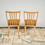 Set of 2 Dining Chairs, 1960s, Czechoslovakia