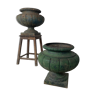 Pair of cast iron vase 19 eme