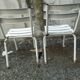 Set of chairs and tables bistro metal