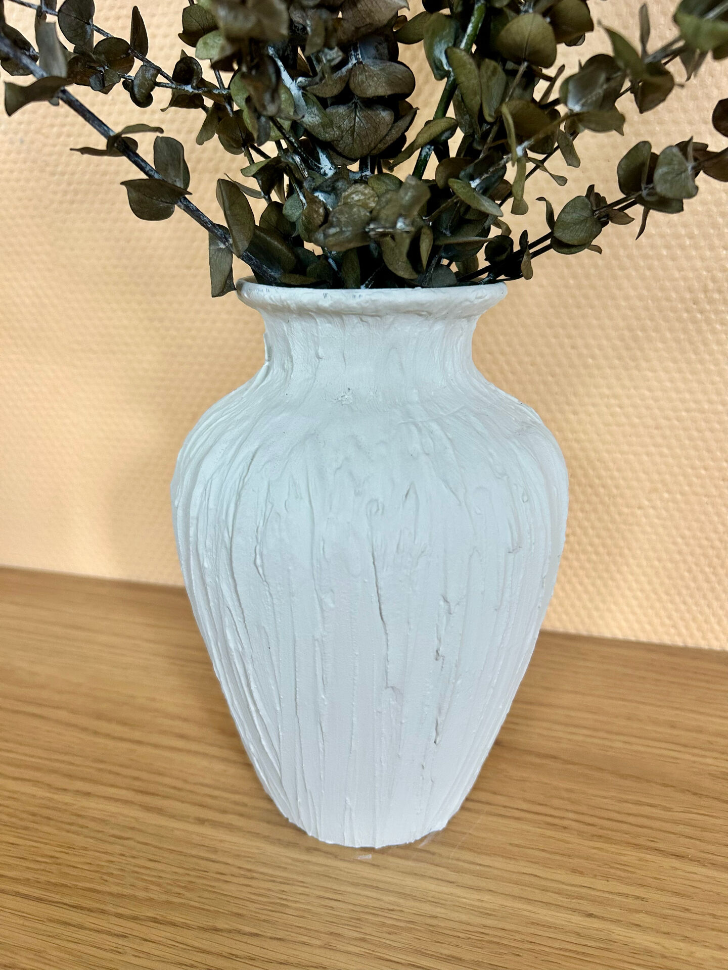 Vase de seconde main upcyclé