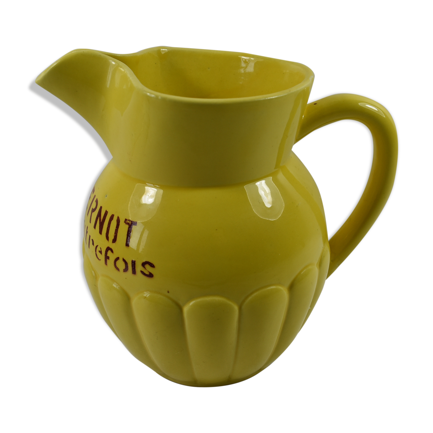 Former ceramic advertising pitcher anise rene pernot to the taste of formerly pastis 1930/40
