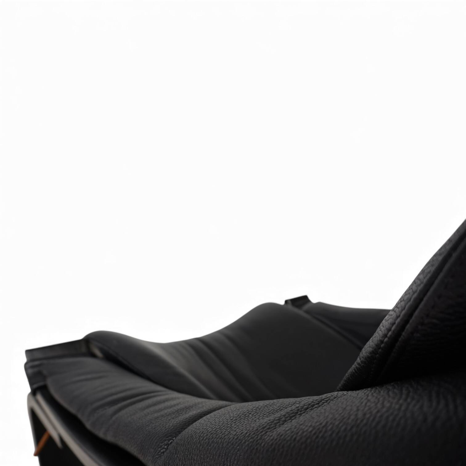 Nelo Kroken leather lounge chair by Åke Fribytter, 1970