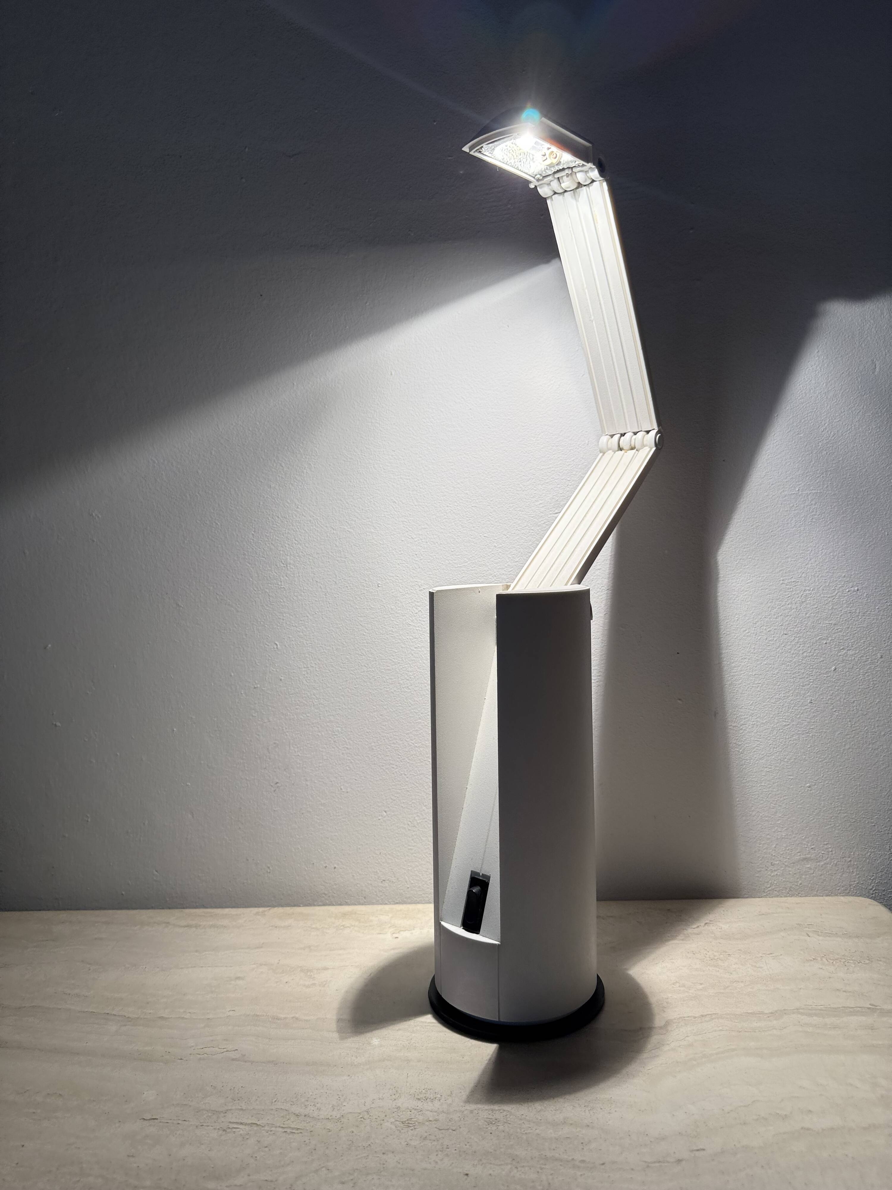 Post modern desk lamp by Hans von Klier for Bilumen, Italy 1980’s