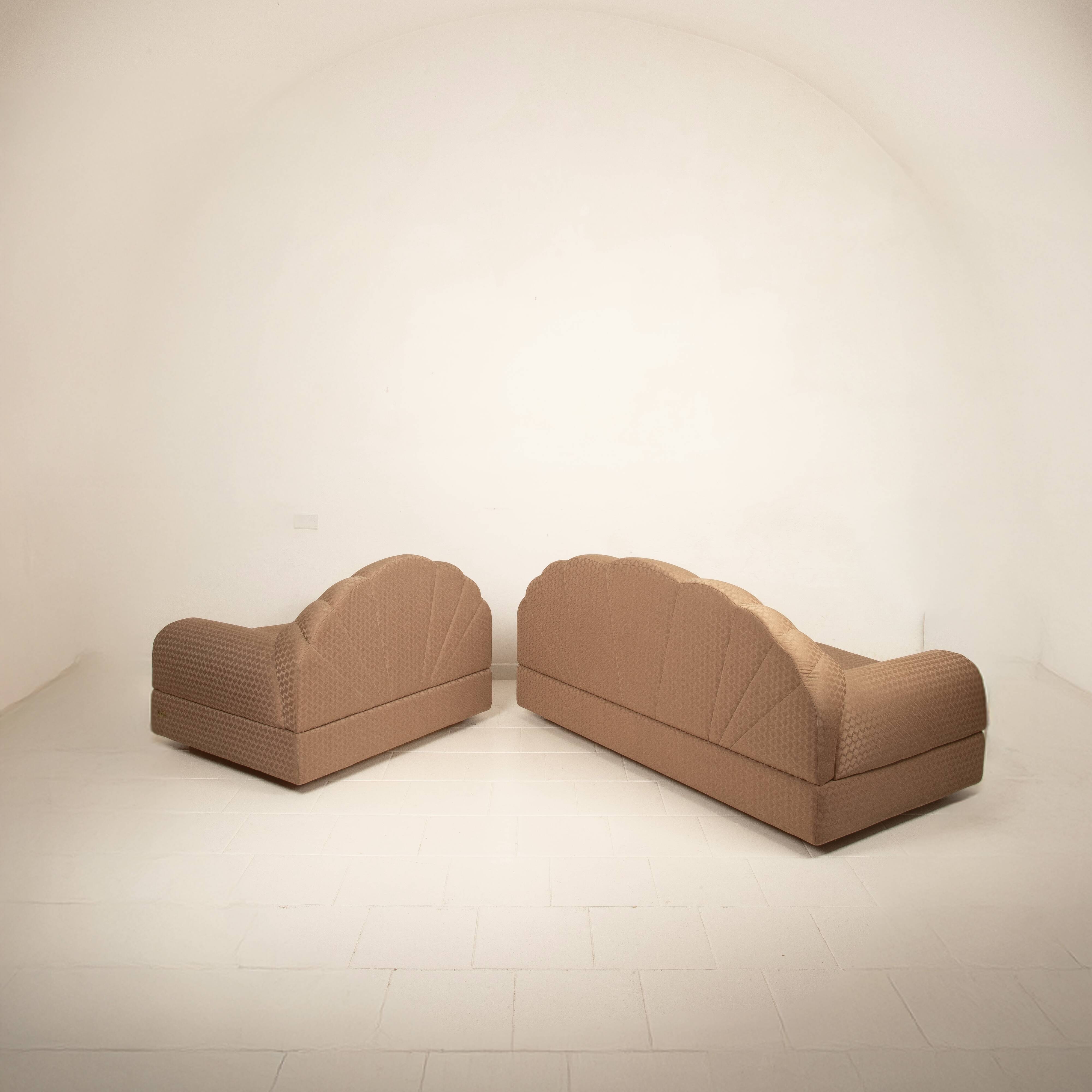 Alain Delon armchair and sofa for Maison Jansen