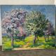 Flowered landscape signed Lacas
