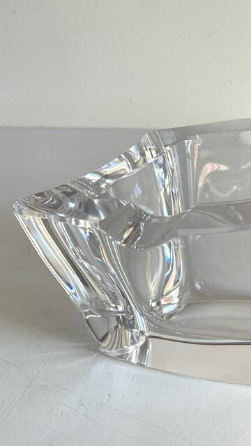 VINTAGE Free-Form Crystal ASHTRAY