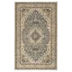 Vintage Turkish Wool Rug. Hand-Knotted Area Carpet for Country Farmhouse Decoration